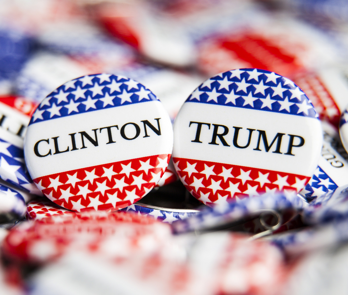 Election vote buttons