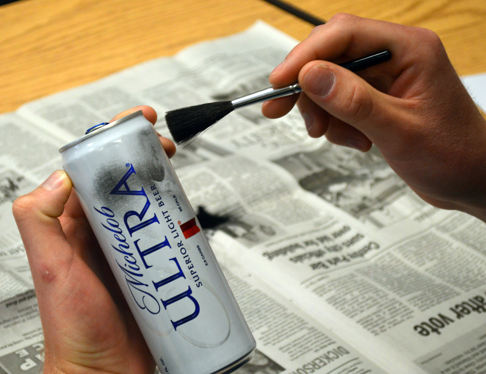 Criminal justice finger printing demonstration