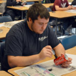 Criminal justice finger printing demonstration