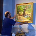 Mounting a painting