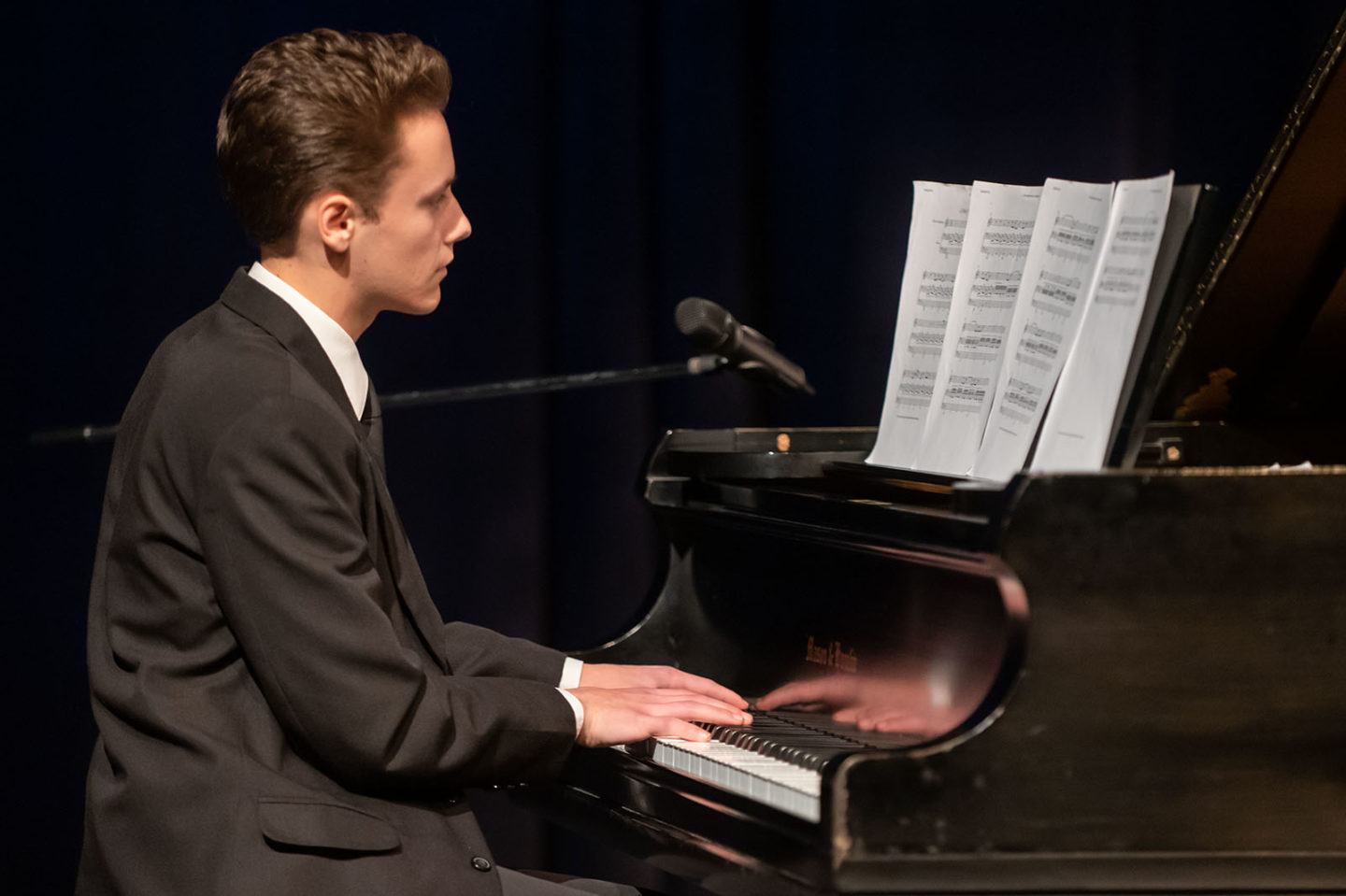 Man playing the piano