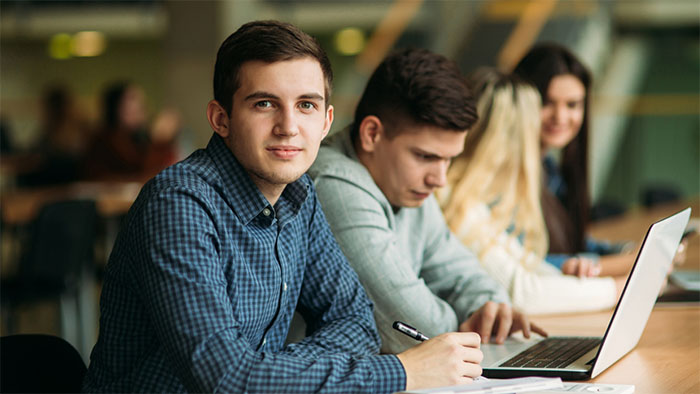 Student Studying