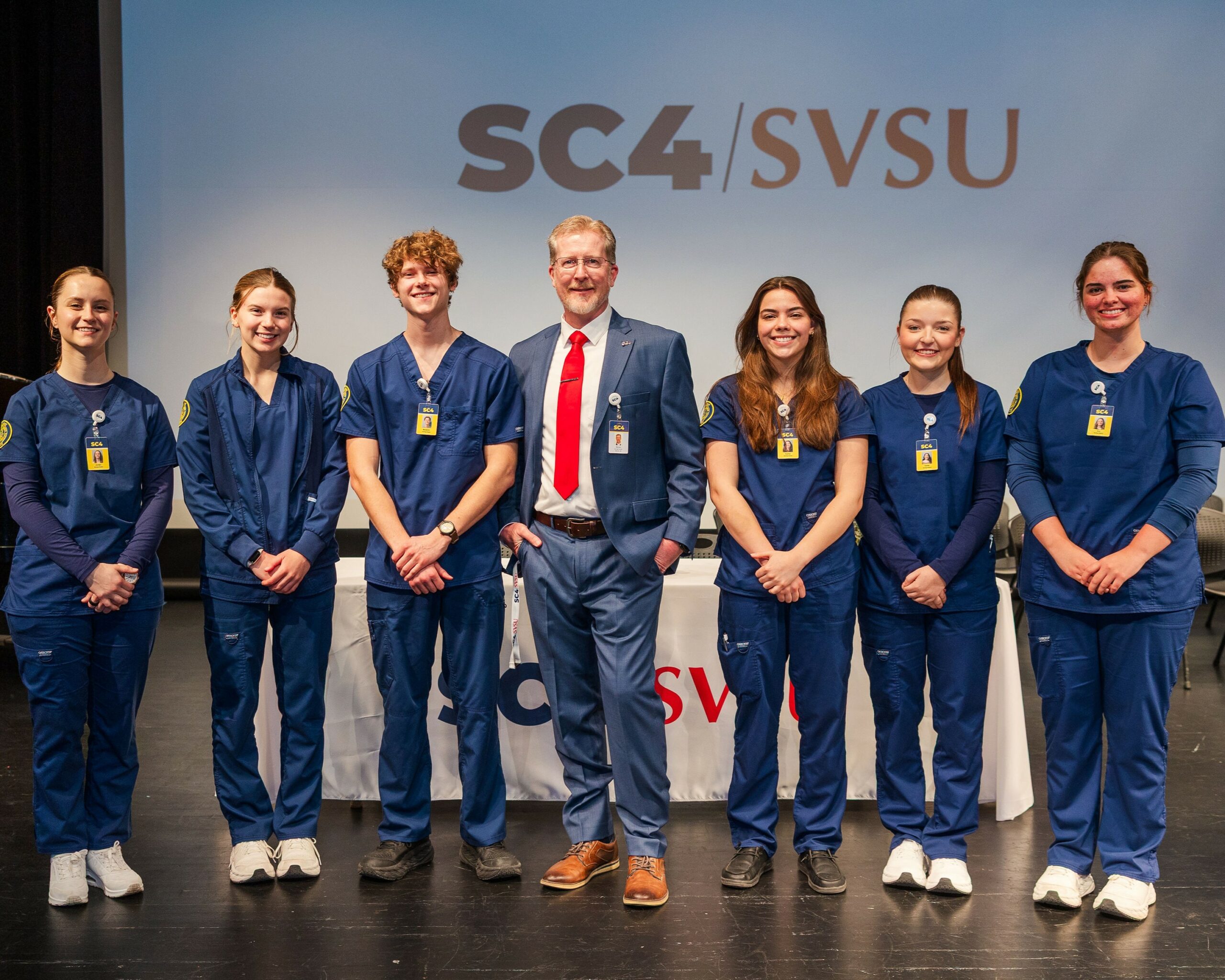 SC4 students at SVSU signing day