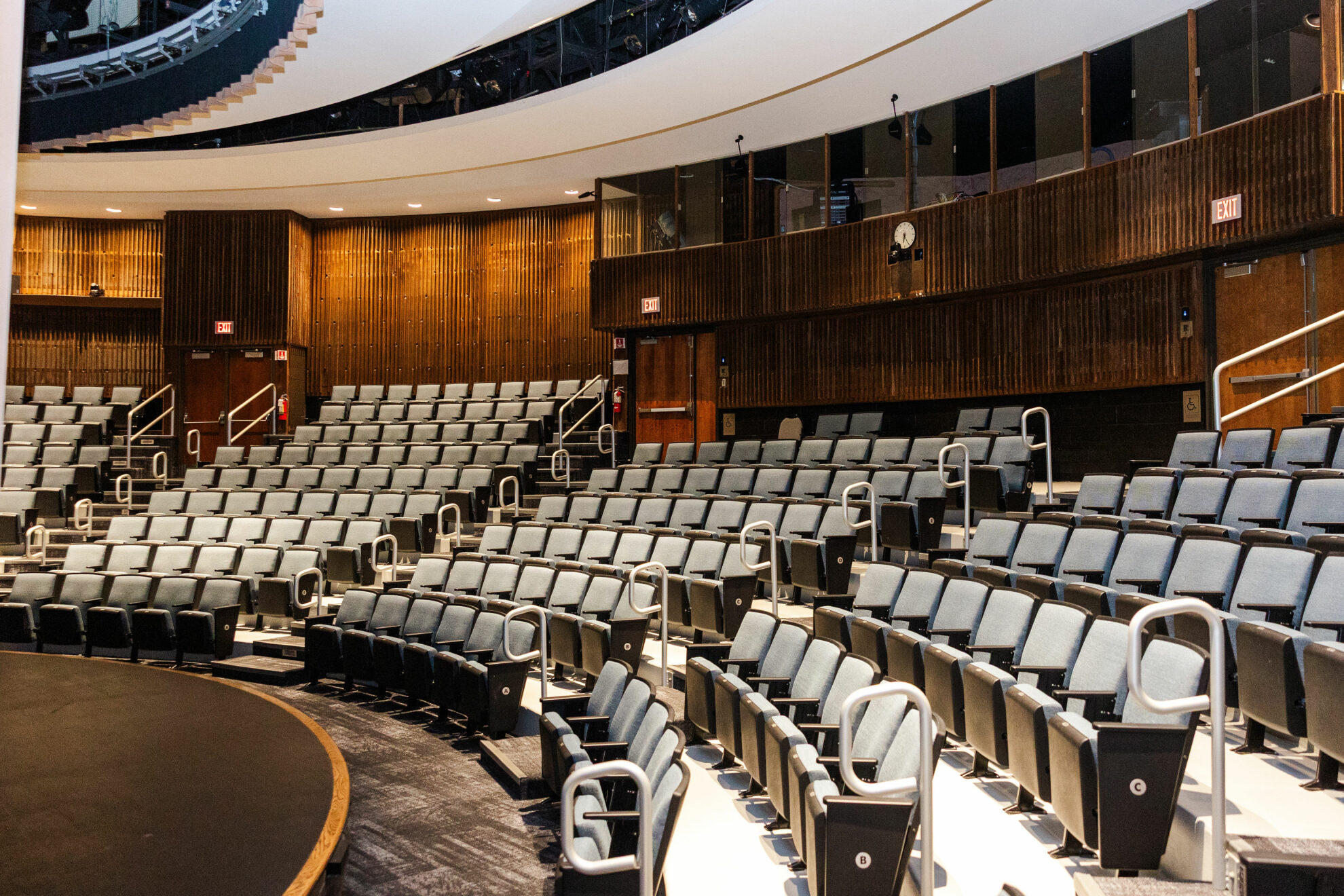 Inside the SC4 theatre
