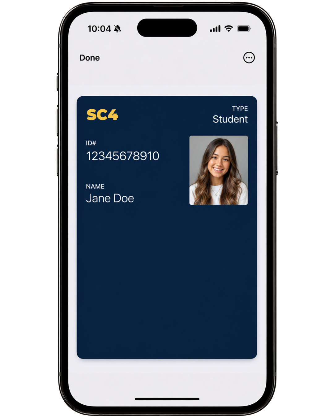 SC4 Student ID